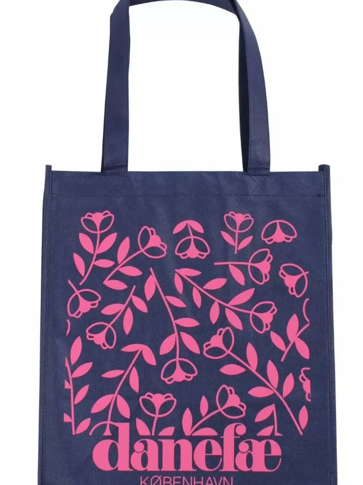 Danefæ Taschen>Shopping Net (Large) Navy Fleurie