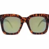 Danefæ Brillen>Solbriller Crusheyes Loving Life Tortoise Gold Mirror