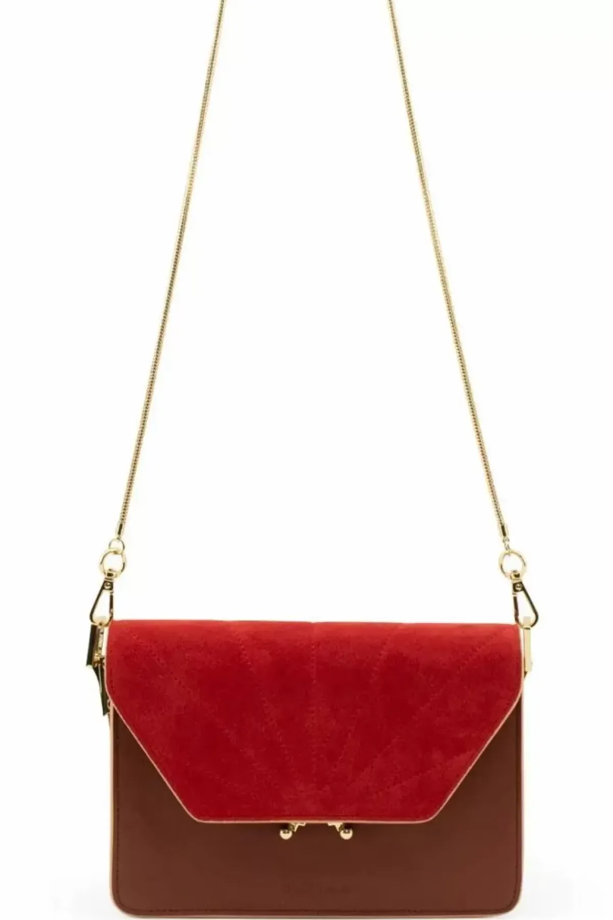 Danefæ Taschen>Sticky Lemon Shoulder Bag Colore Faded Burgundy/Poppy Red