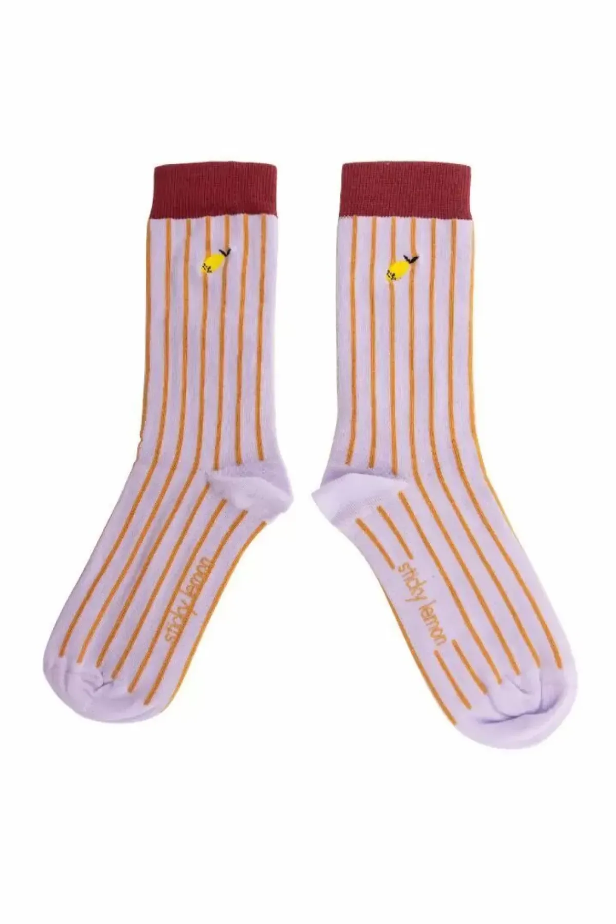 Danefæ Socken Und Strümpfe>Sticky Lemon Socks Stripes Hazy Lilac