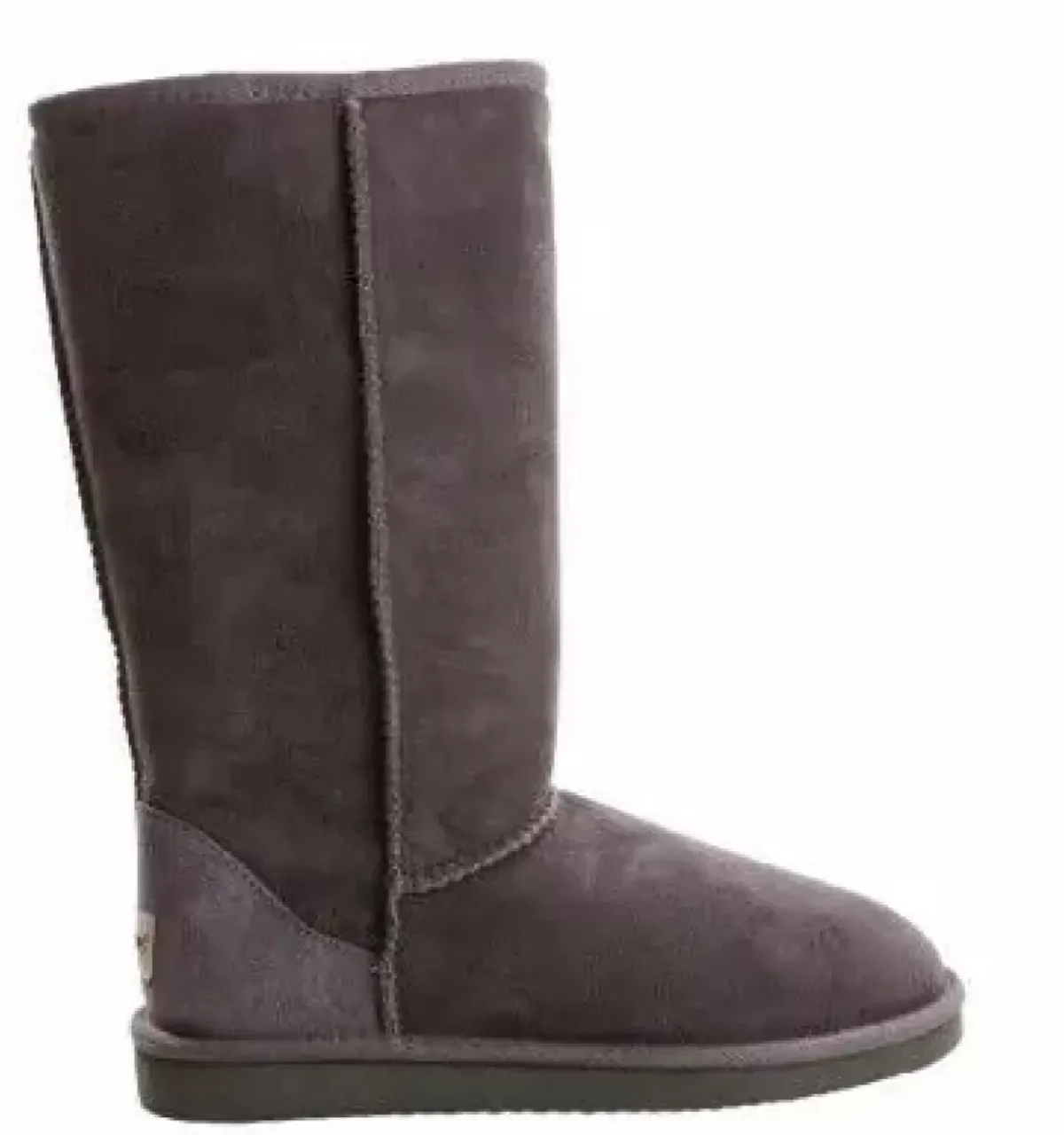Danefæ Winter-Bademäntel>Tall Sheepskin Boots Goudron (Grey)