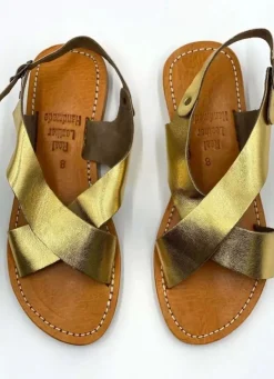 Danefæ Sandalen>The Wild Bazar-Sandal Croise Gold