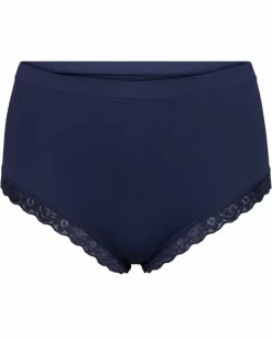 Danefæ Unterwäsche>Tim&Simonsen Feline Rib Midi Trousers Marine