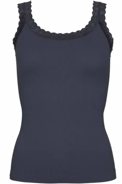Danefæ Tops>Tim&Simonsen Frida Rib Top Antracite