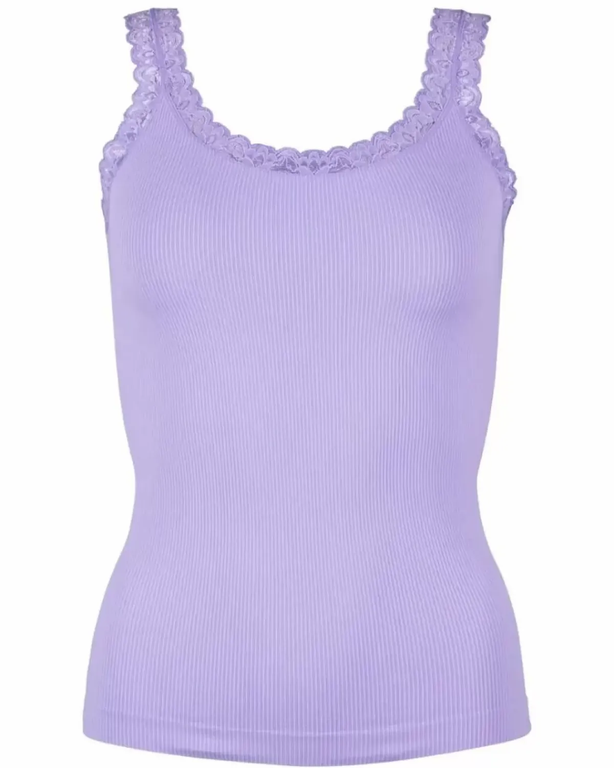 Danefæ Tops>Tim&Simonsen Frida Rib Top Lavanda