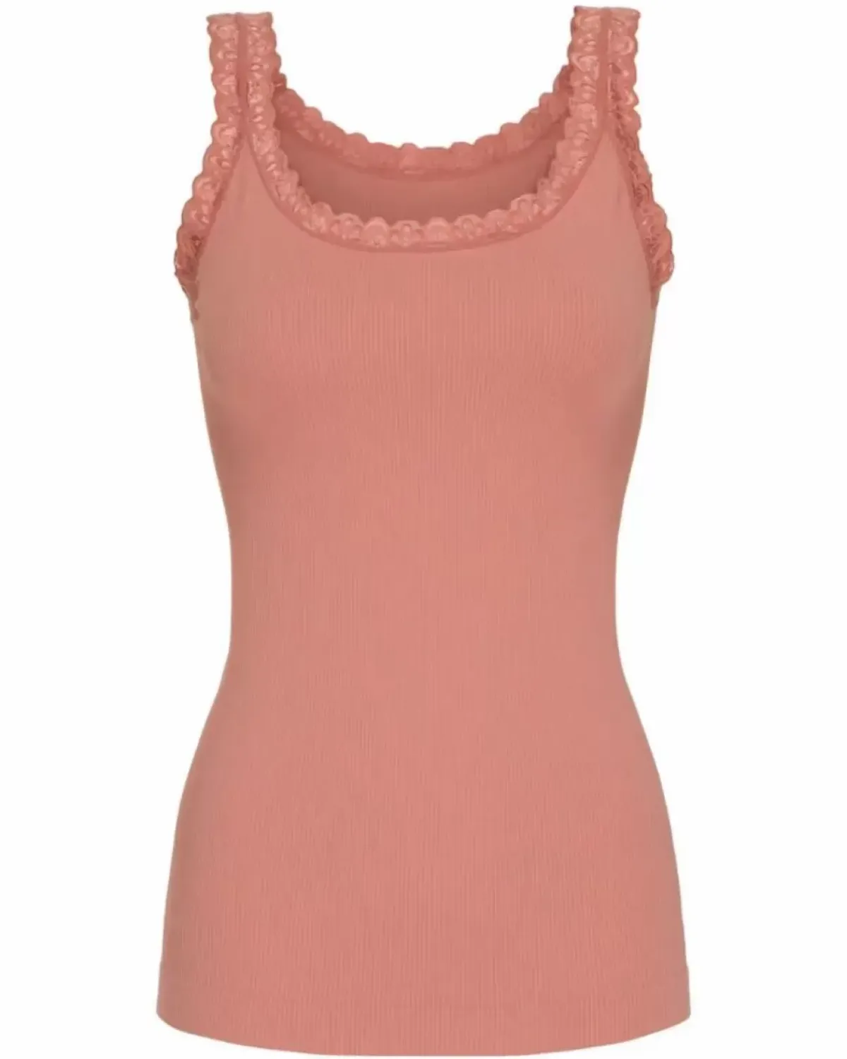 Danefæ Tops>Tim&Simonsen Frida Rib Top Pesca