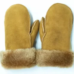Danefæ Handschuhe>Uldluffer Caramel
