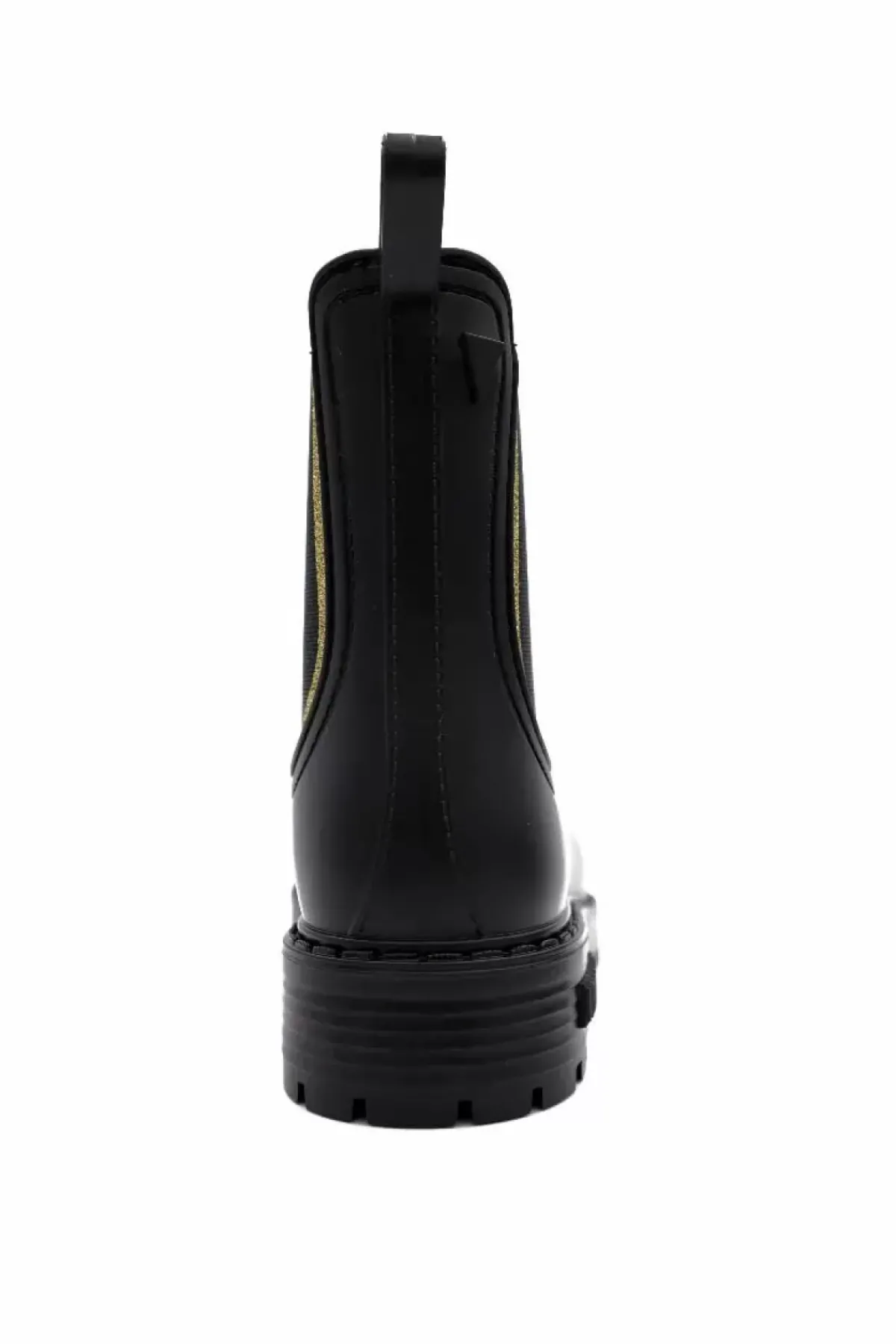 Danefæ Gummistiefel>Verbenas Gaudi Mate Glitter Negro/Ocre