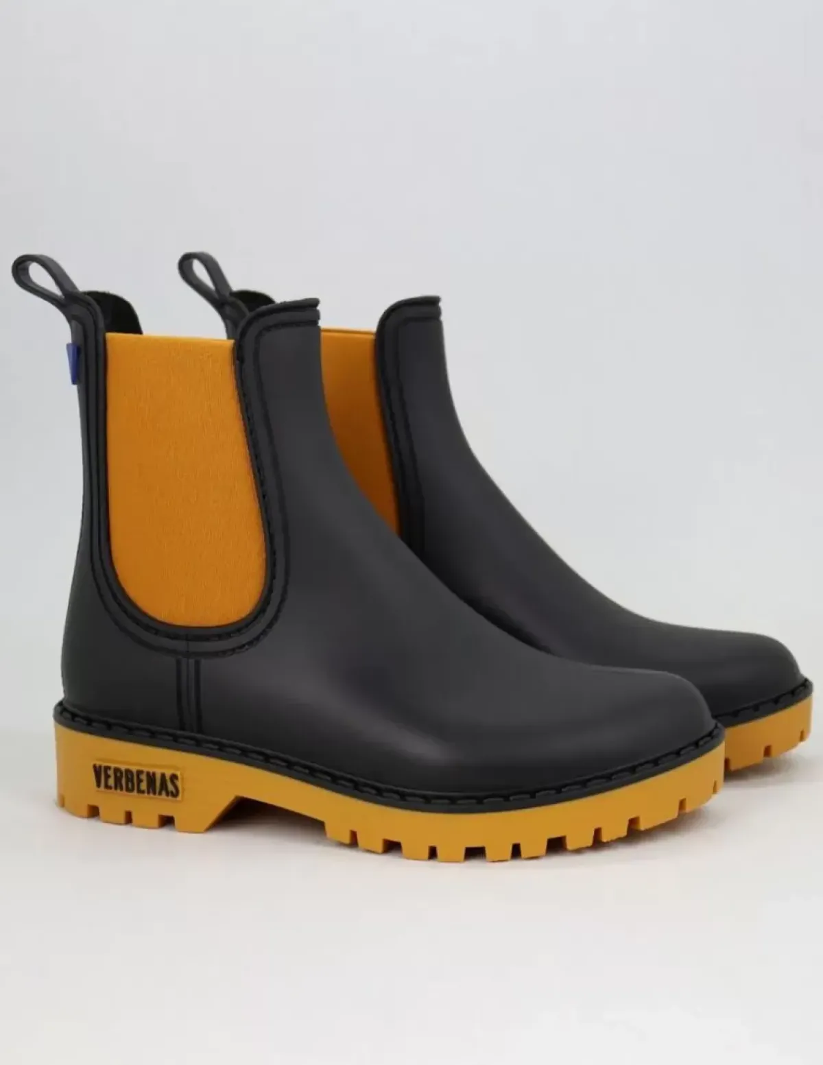 Danefæ Gummistiefel>Verbenas Gaudi Mate Negro/Ocre