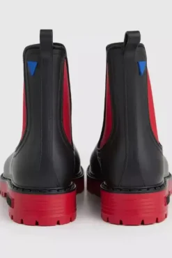 Danefæ Gummistiefel>Verbenas Gaudi Mate Negro/Rojo