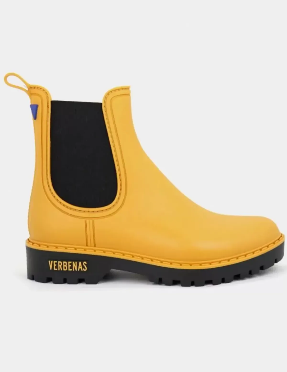 Danefæ Gummistiefel>Verbenas Gaudi Mate Ocre/Negro