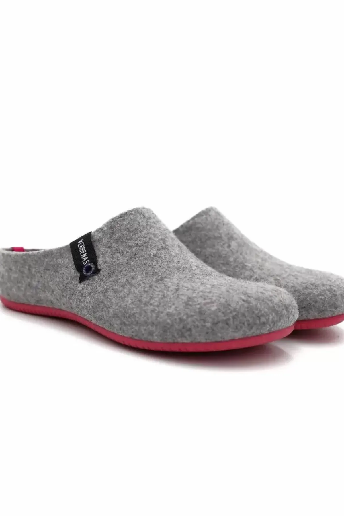 Danefæ Hausschuhe>Verbenas York Fieltro Pet Combi Gris/Fucsia