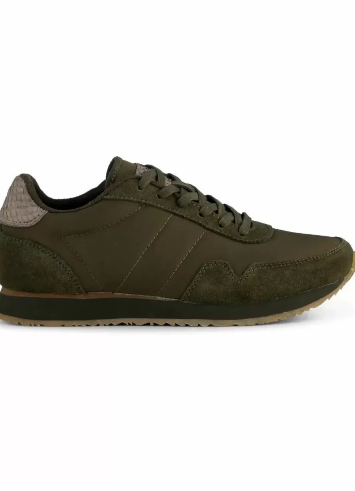 Danefæ Sneakers>Woden Nora Iii Leather Dark Olive