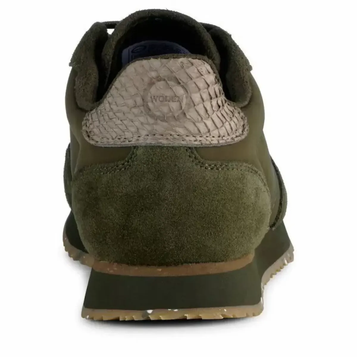 Danefæ Sneakers>Woden Nora Iii Leather Dark Olive