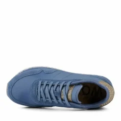 Danefæ Sneakers>Woden Nora Iii Leather Vintage Blue