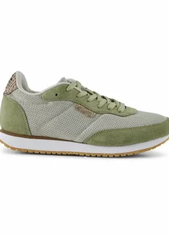 Danefæ Sneakers>Woden Signe Dusty Olive/Pelican