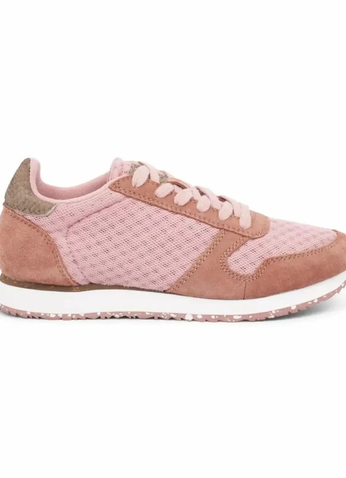 Danefæ Sneakers>Woden Ydun Suede Mesh Ii Canyon Rose/Soft Pink