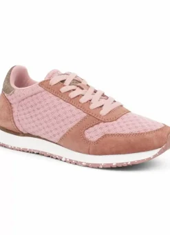 Danefæ Sneakers>Woden Ydun Suede Mesh Ii Canyon Rose/Soft Pink