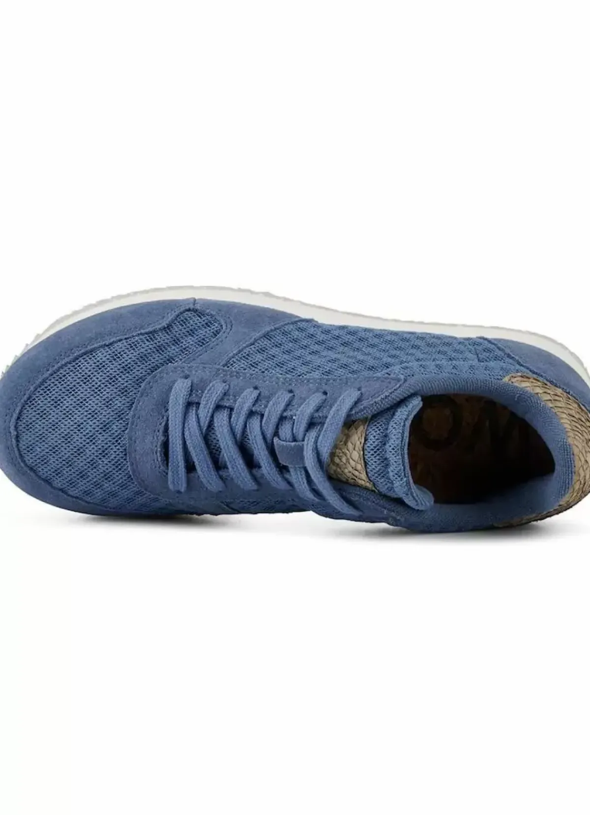 Danefæ Sneakers>Woden Ydun Suede Mesh Ii Vintage Blue