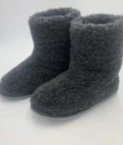 Danefæ Hausschuhe>Woolwear Barbera Uldstovle Koksgra