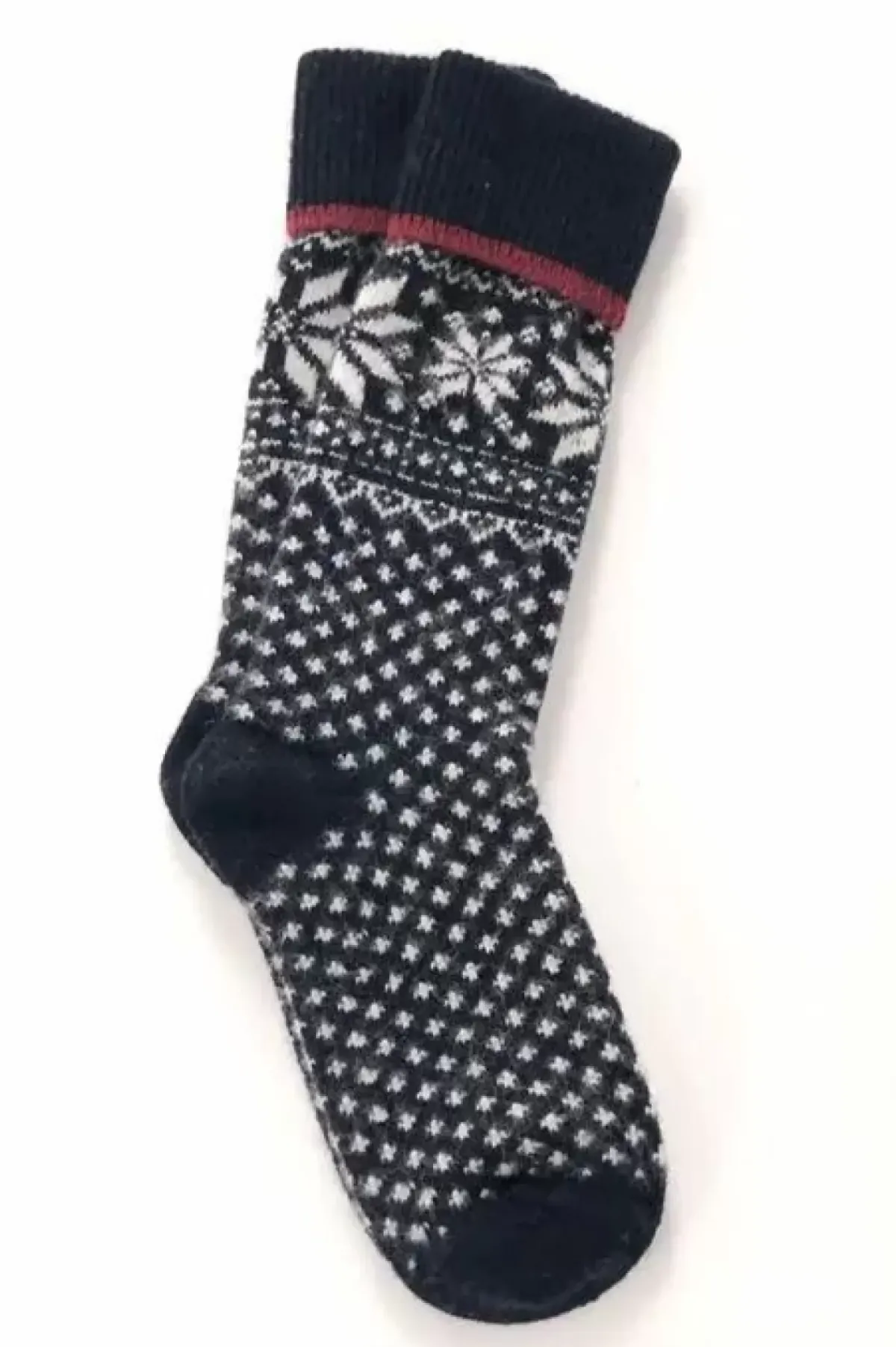 Danefæ Socken Und Strümpfe>Woolwear Uldsokker - Lambswool Navy/Bordeaux Nr.47